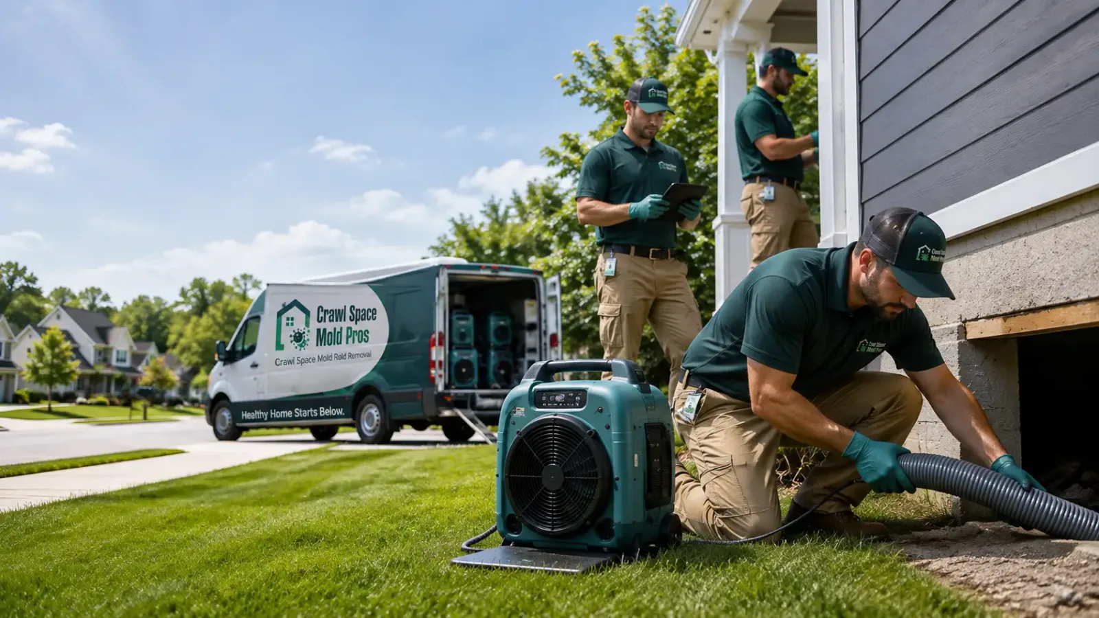 Crawl Space Mold Removal in Mccallsburg, IA